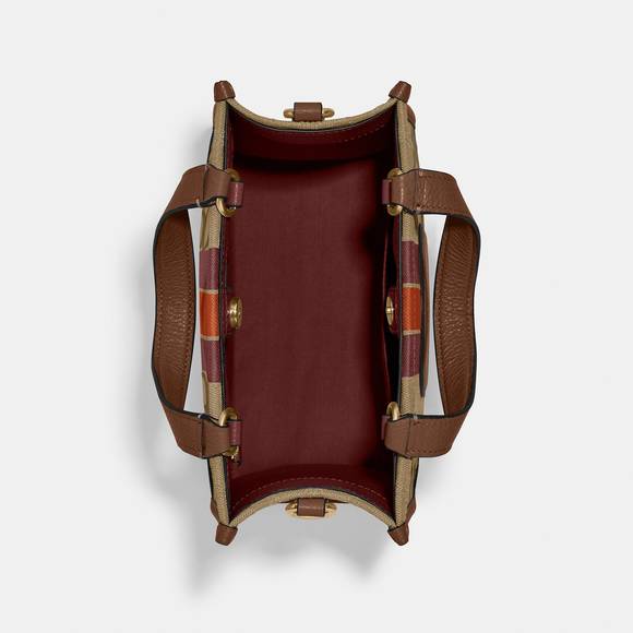 NWT Coach Outlet Dempsey Tote 22 In Signature Jacquard - Picture 2 of 6